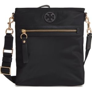 TORY BURCH TILDA BLACK NYLON SWINGPACK CROSSBODY